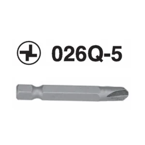 026Q-5 Torq-Set Hex Shank Screwdriver Bit – ¼'' Drive