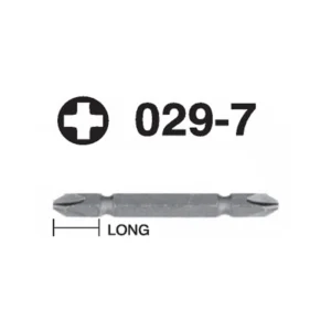 029-7 Phillips Hex Shank Screwdriver Bit Double Ended– ¼” Drive