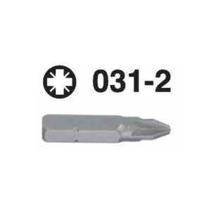 031-2 Slotted Hex Shank Screwdriver Bit – ¼'' Drive
