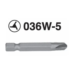 036W-5 Tri-Wing Hex Shank Screwdriver Bit – ¼'' Drive