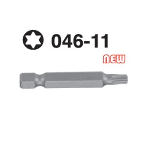 046-11 Star Hex Shank Screwdriver Bit – ¼'' Drive