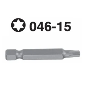 046-15 Star Hex Shank Screwdriver Bit – ¼'' Drive