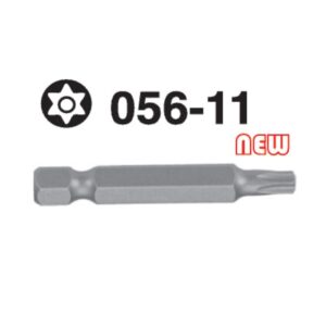 056-11 Holey Star Hex Shank Screwdriver Bit – ¼" Drive