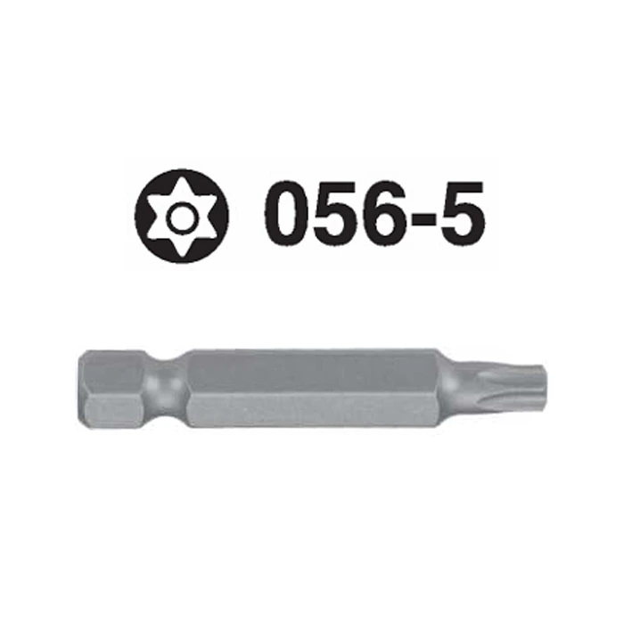 056-5 056-5 Holey Star Hex Shank Screwdriver Bit – ¼'' Drive