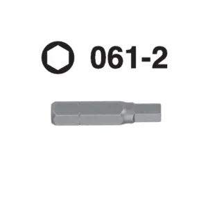061-2M/A Hexagon Hex Shank Screwdriver Bit – ¼'' Drive