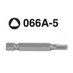 066A-5 Tri-Lobular Hex Shank Screwdriver Bit – ¼'' Drive