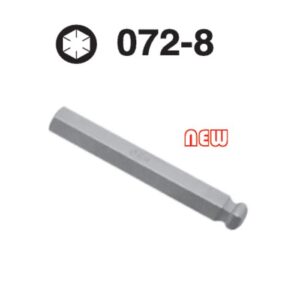 072-8 Wobble Hexagon Hex Shank Screwdriver Bit – 5/16'' Drive