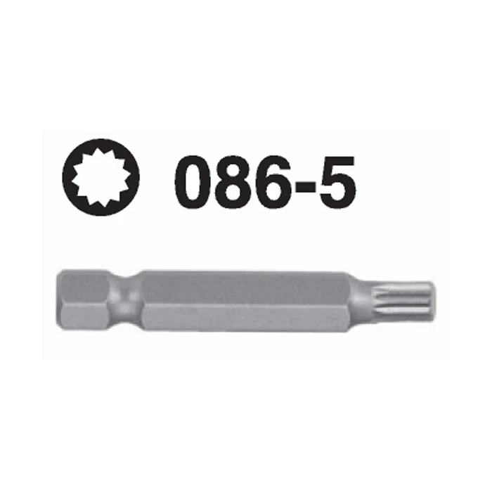 086-5 086-5 XZN Hex Shank Screwdriver Bit – ¼'' Drive
