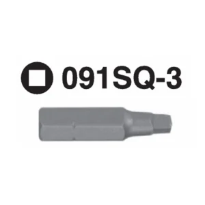 091SQ-2 Square Head Hex Shank Screwdriver Bit – ¼'' Drive