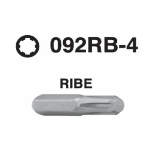 092RB-4 Ribe Hex Shank Screwdriver Bit – 5/16'' Drive