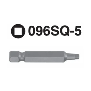 096SQ-5 Square Head Hex Shank Screwdriver Bit – ¼'' Drive