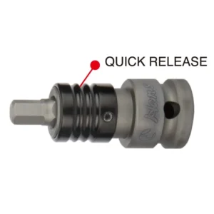 Quick Release 1/2" Drive Impact Bit Holder | Secure Locking & Fast Change