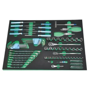 INOX Stainless Steel Tool Set – 103 pcs | Anti-Corrosion Tools in EVA Foam for Food, Lab & Cleanroom Use