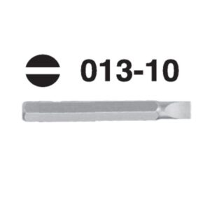 013-10 Slotted Hex Shank Screwdriver Bit – 10mm Drive