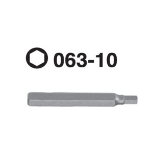 063-10 Hexagon Hex Shank Screwdriver Bit – 10mm Drive