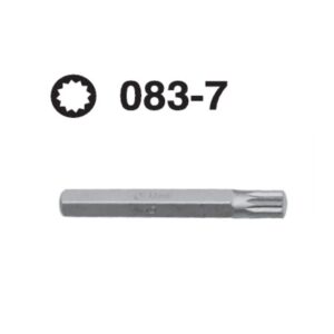 083-7 XZN Hex Shank Screwdriver Bit – 10mm Drive