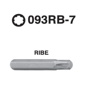 093RB-7 Ribe Hex Shank Screwdriver Bit – 10mm Drive