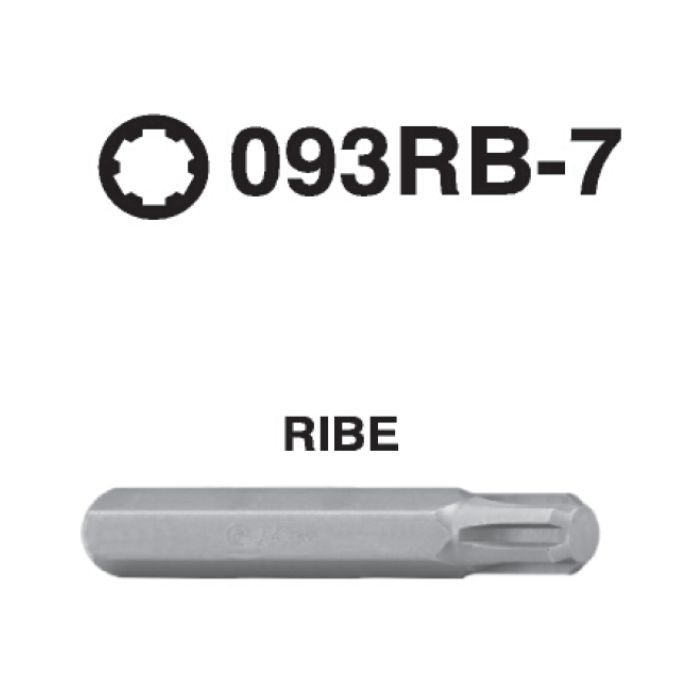 093RB-7 093RB-7 Ribe Hex Shank Screwdriver Bit – 10mm Drive