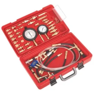 EGIPT – Fuel Injection Pressure Tester Kit with Dual Gauges for Gasoline Engines