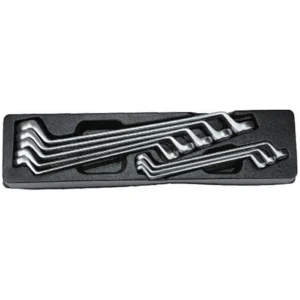 75° Double Ring Wrench Set – 8-Piece | TB-8 | 1103 Series in Plastic Tray