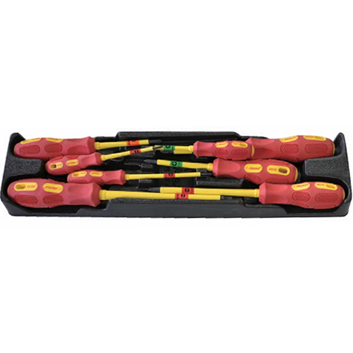 TB-9 Insulated Screwdriver Set – TB-9 | VDE Certified Phillips & Slot Tips in Plastic Tray