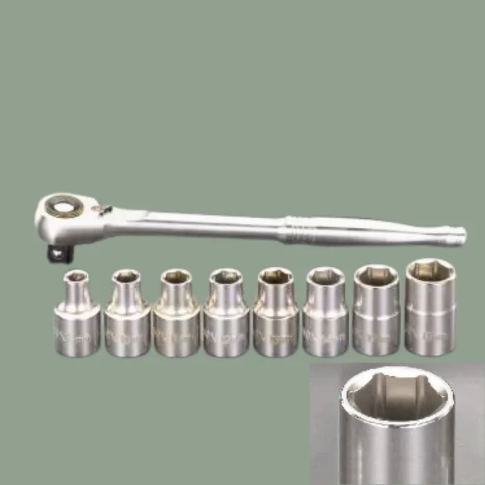 inox stainless steel socket wrench set