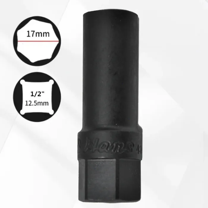 4307M17-7Pt-Min 4307M17 is a 17 mm, 7-point super-lock nut remover socket